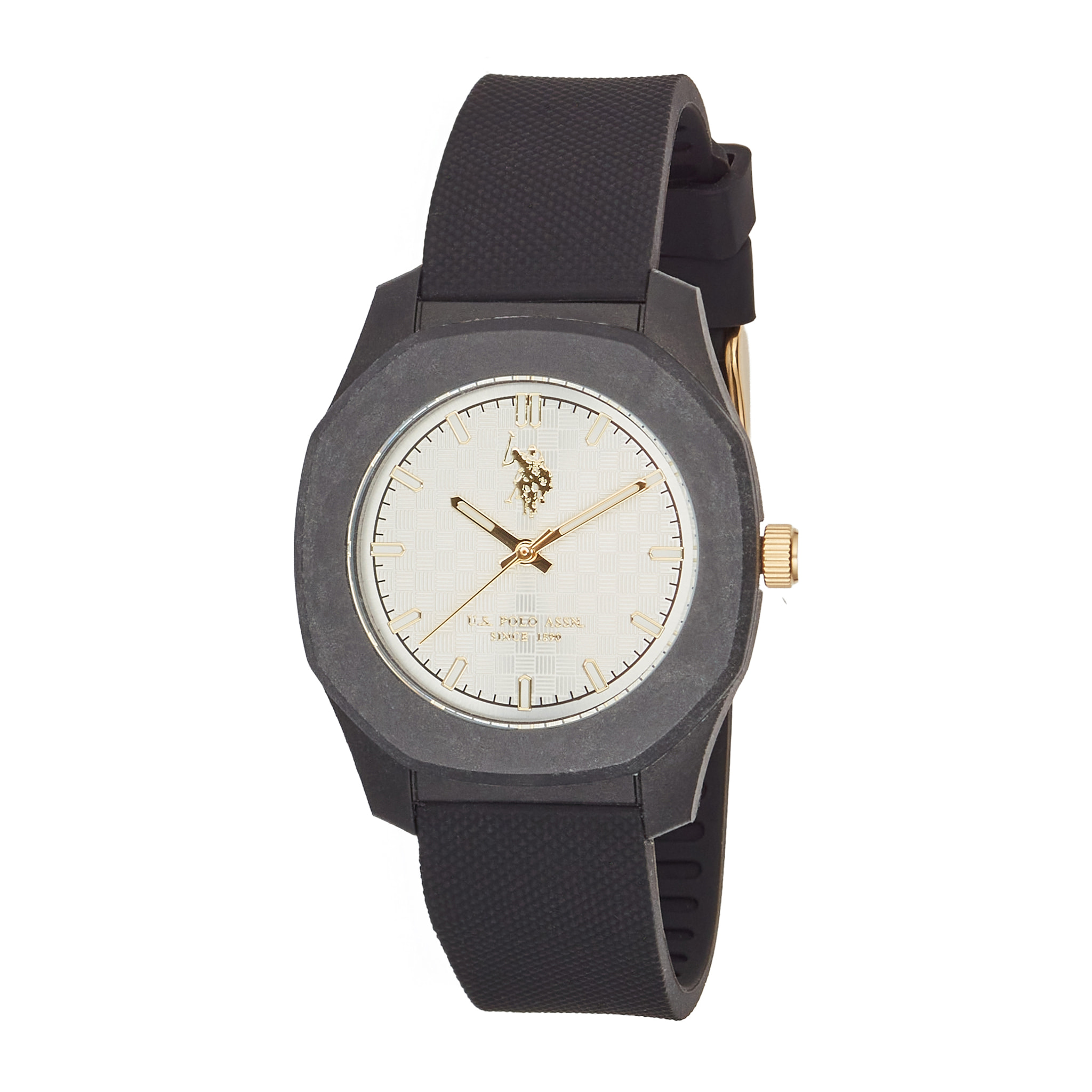 Orologio U.S. Polo Assn. in resina nera
