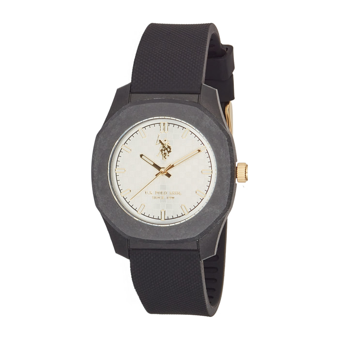 Orologio U.S. Polo Assn. in resina nera
