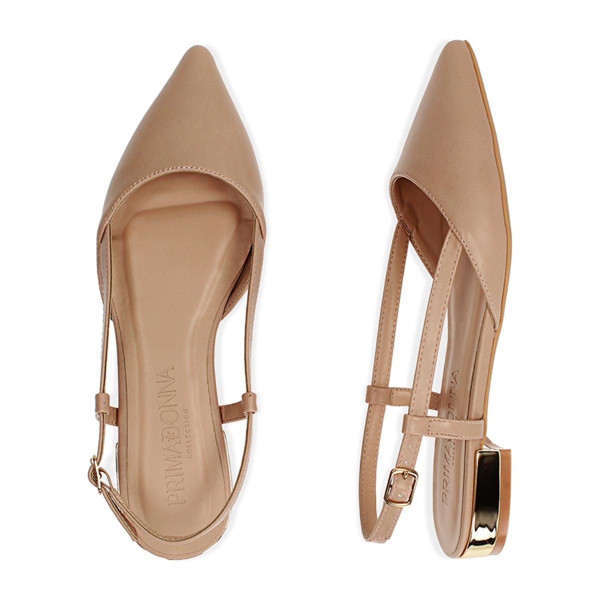 Ballerine slingback nude