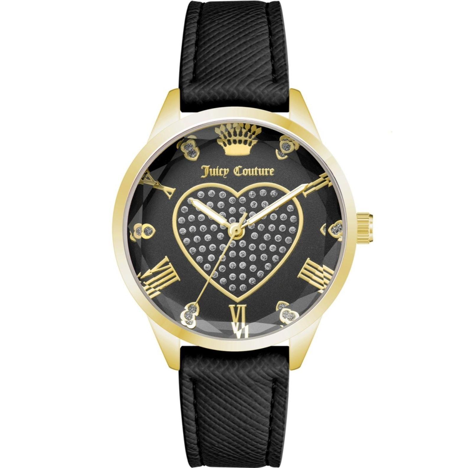 Reloj Juicy Couture JC1300GPBK Mujer Analogico Cuarzo con Correa de Polipiel