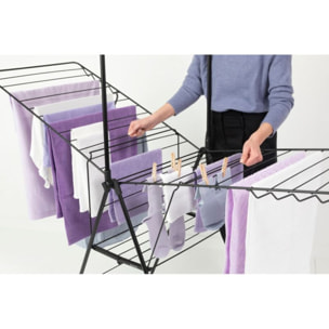 Etendoir à linge BRABANTIA Hang On 25M Noir