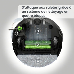 Robot Aspirateur Laveur IROBOT Roomba combo J5