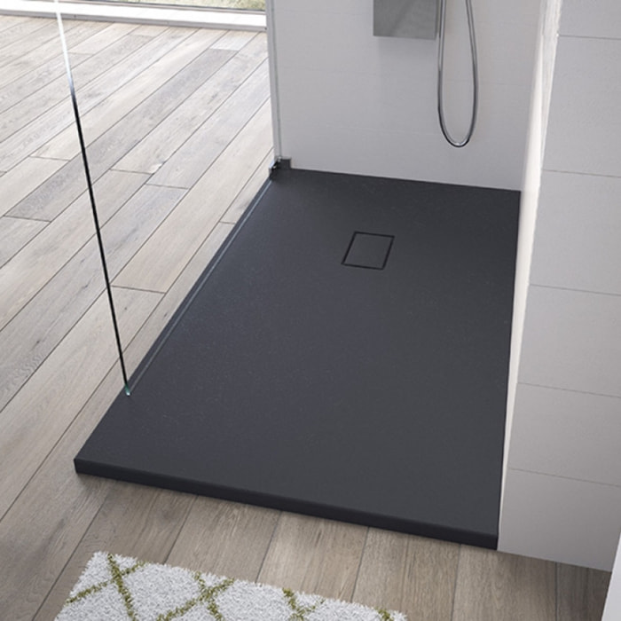 KINEDO Receveur Kinesurf Pietra 100 x 80 gris anthracite