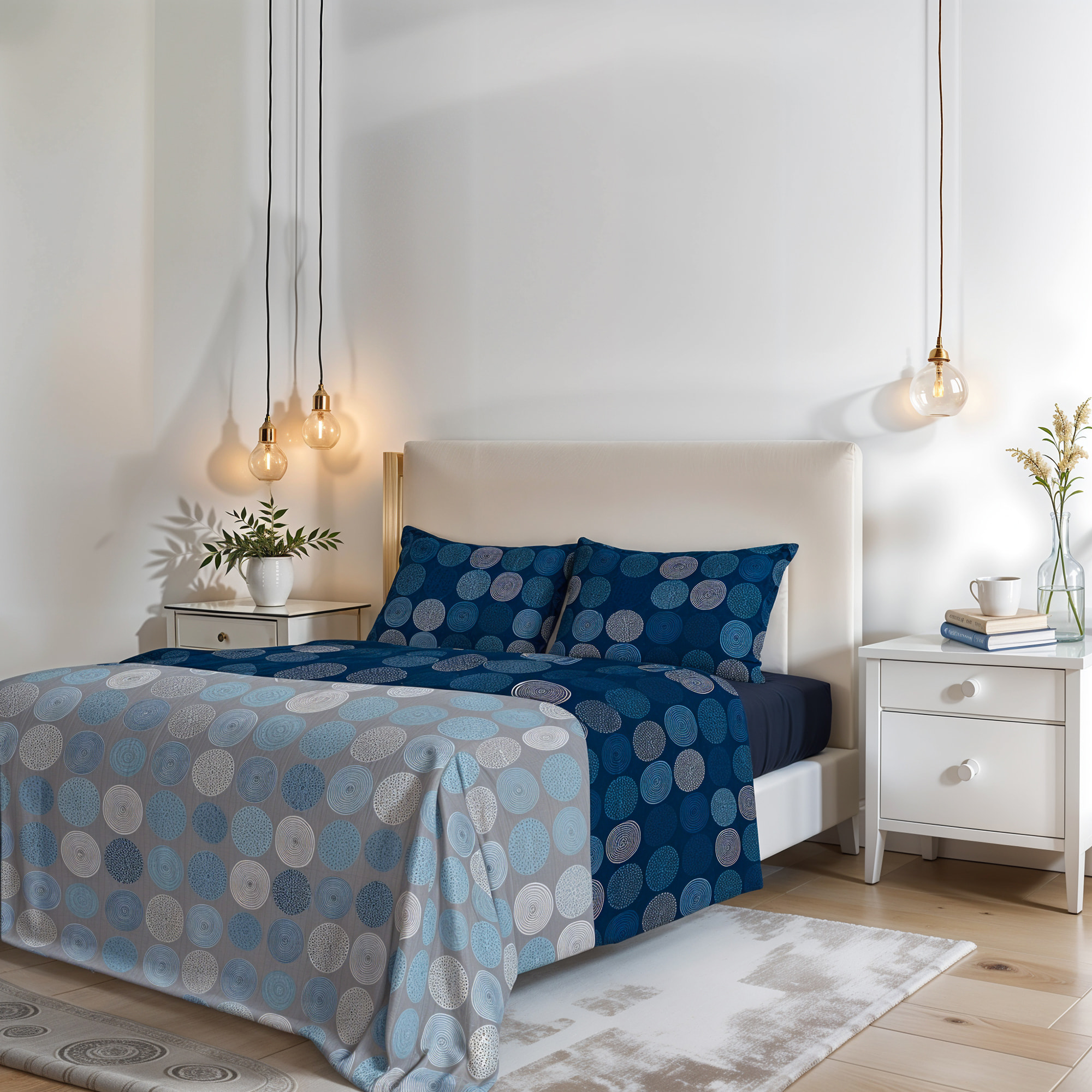 COMPLETO LETTO FANTASY, 100% Microfibra - IPNOTIC