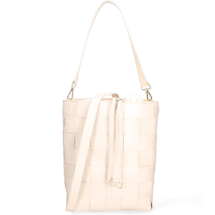 Borsa a spalla da donna - Modello Ivoire - Vera pelle - 27.0 x 34.0 x 14.0 cm