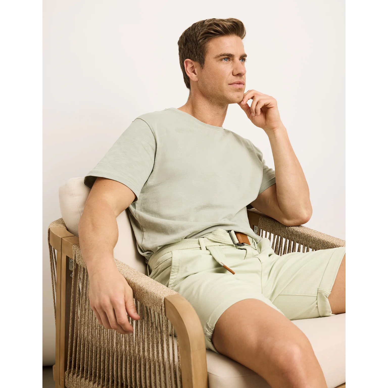 Camiseta Manga Corta Verde - Basili