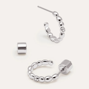 Pendientes Aro Pebble Spark
