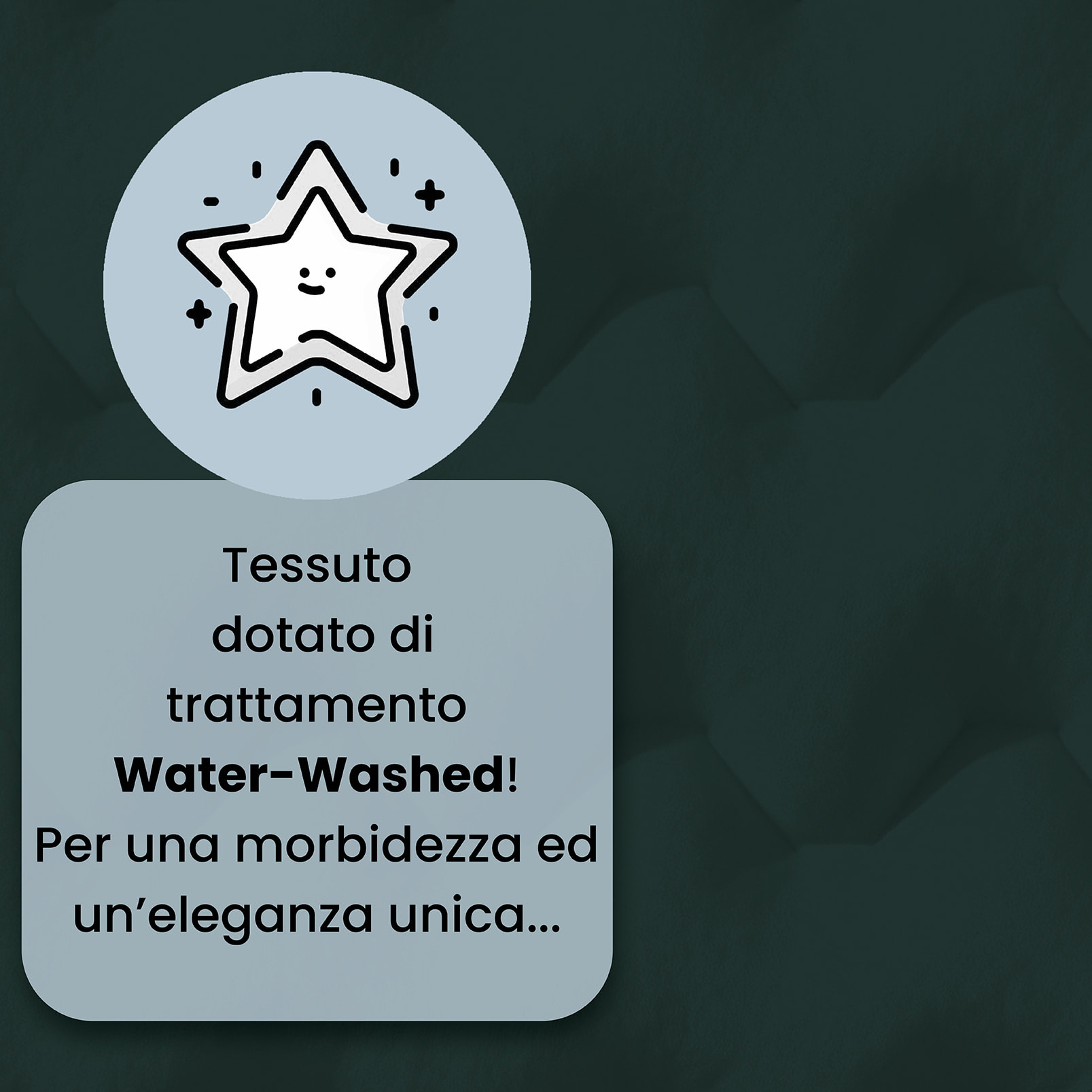 TRAPUNTA INVERNALE WATERWASHED MATRIMONIALE Made in Italy