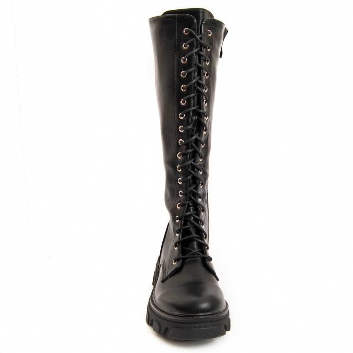 Bota de plataforma - Negro - Altura: 4 cm