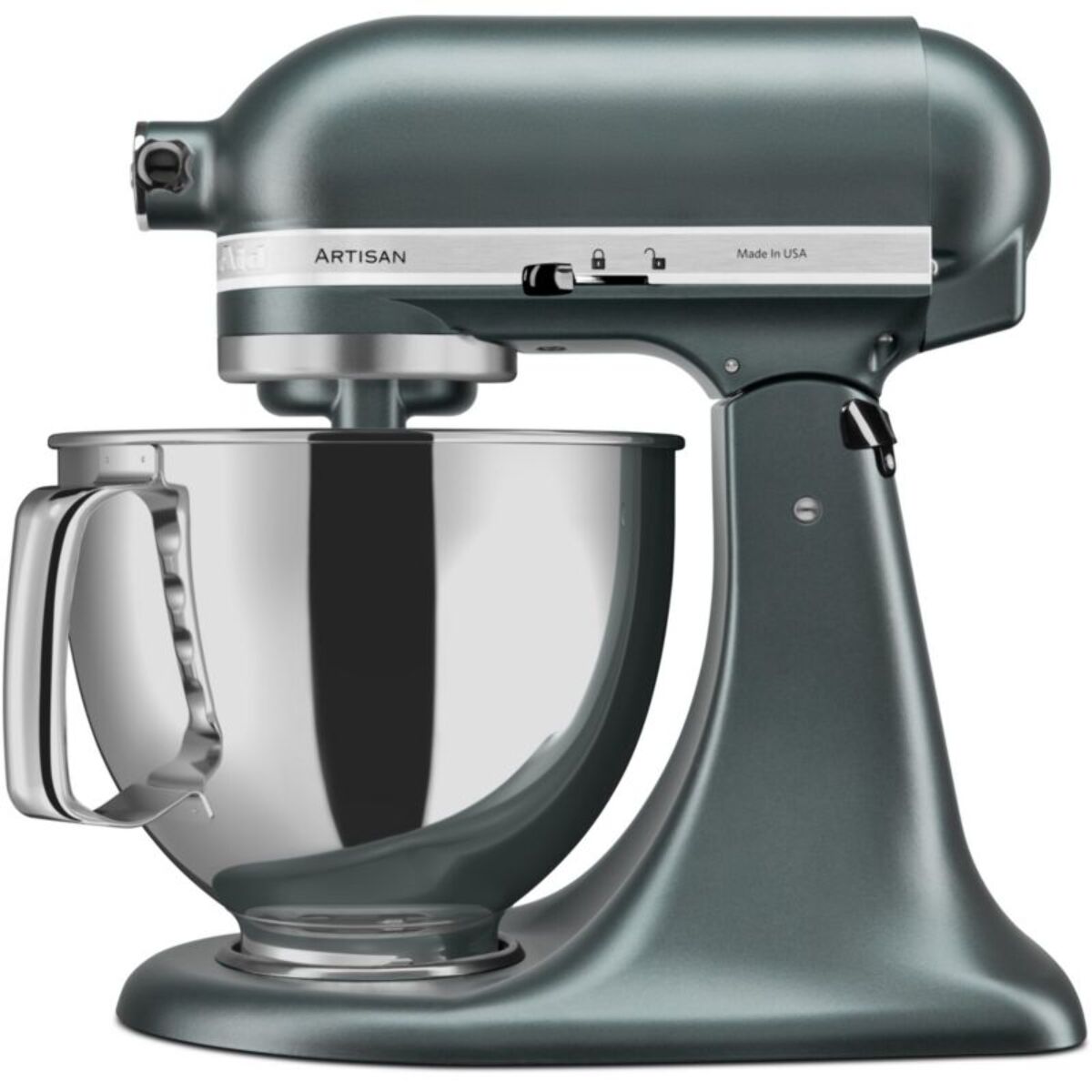 Robot pâtissier KITCHENAID 5KSM175PSEJP genévrier, 4,8 L, bol avec poignée + bol 3 L, batteur souple et couvercle