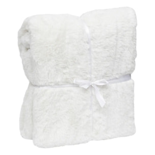 PLAID FOUR TILDE BLANC 130X180