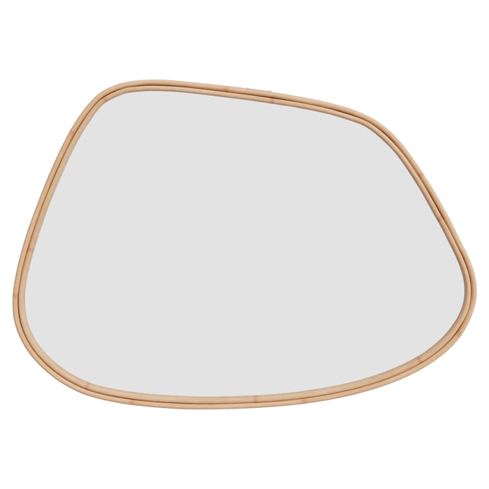 Miroir organique en rotin 81x56 cm - Tseri