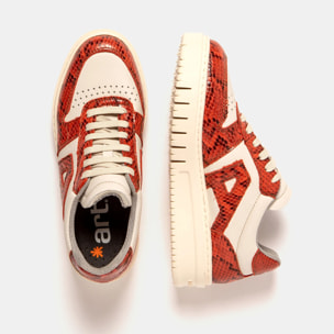 Zapatillas 1777 SNAKE TEJA-CREAM/BELLEVILLE color Teja-cream