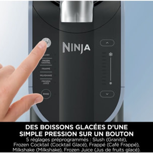 Machine à granita NINJA Slushi FS301EU Granités, Cocktails Glacés, Milkshakes, 5 Programmes, 2.5L, Maintien au Froid 12H
