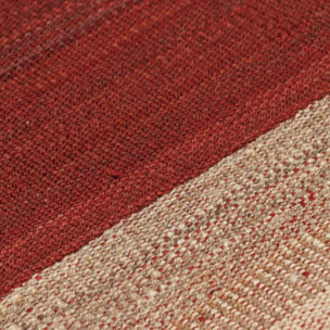 Authentique Tapis d'Orient kilim fait main en laine C