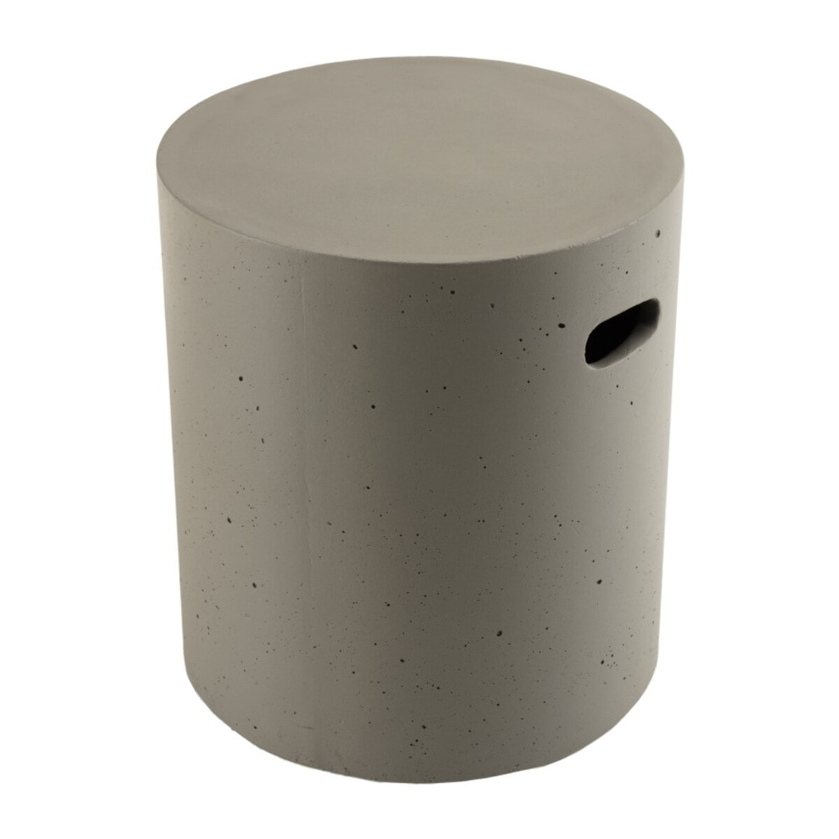 HECTOR - Table d'appoint de jardin ronde 40x40 cm béton