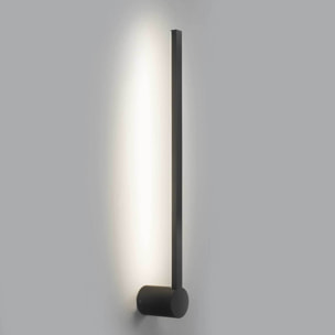 Forlight Passeggio Nova aplique exterior en negro con led blanco neutro 4000K