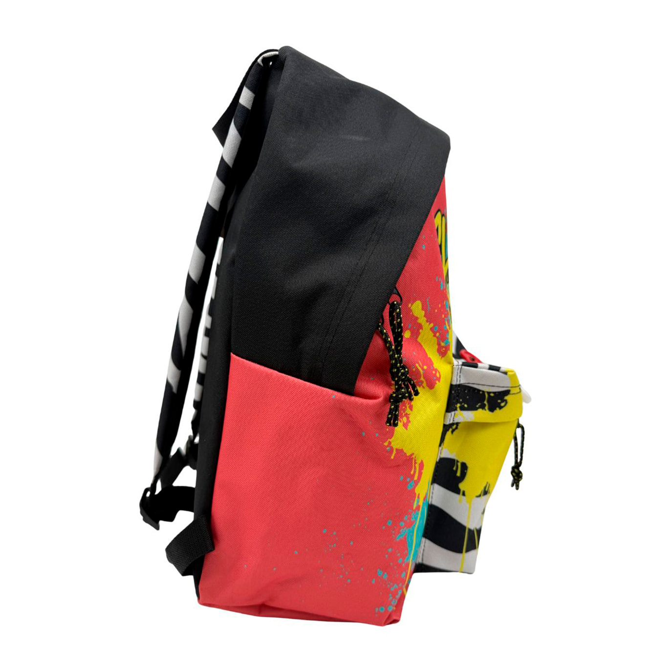 Zaino Americano Fuggler. Scomparto per laptop. Schienale e spallacci regolabili e imbottiti. Con accessori a pulsante.