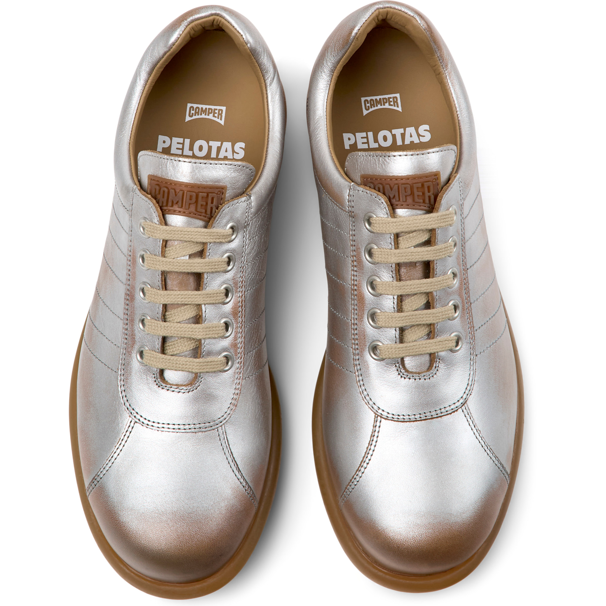 Zapatillas - CAMPER Pelotas Ariel - Marron - Cuero liso