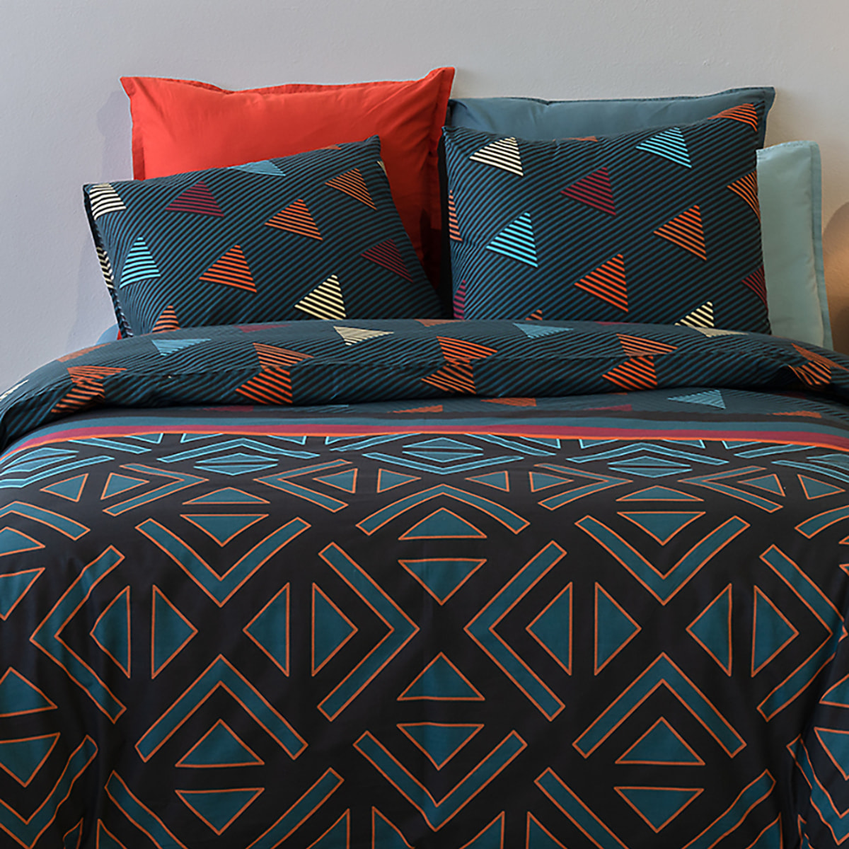 Parure Housse De Couette 3pcs 100% coton 57fils Holi