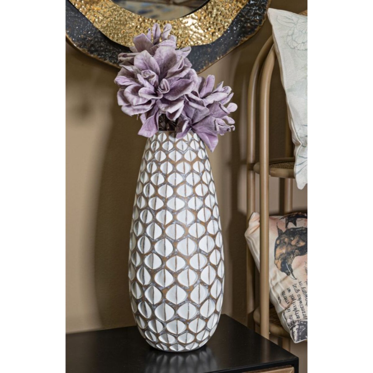 VASO RESINA TIBET CM CM Ø 20X45,5