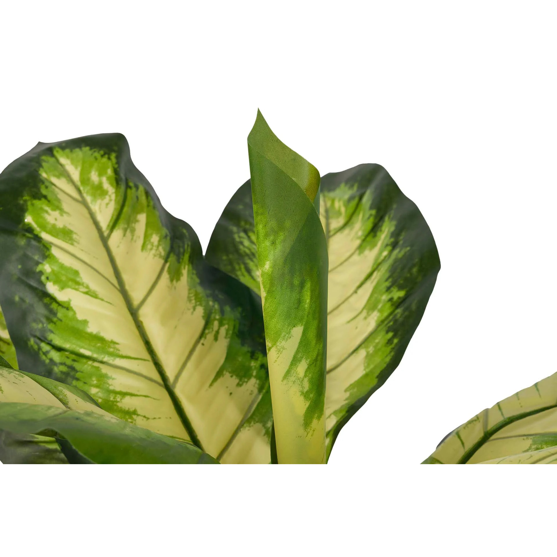 Planta Artificial Dieffenbachia Dotied Con Maceta 55x55x130 Cm
