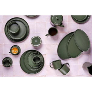 Assiette SCANDI Ø16,5cm - 4 pièces - Olive