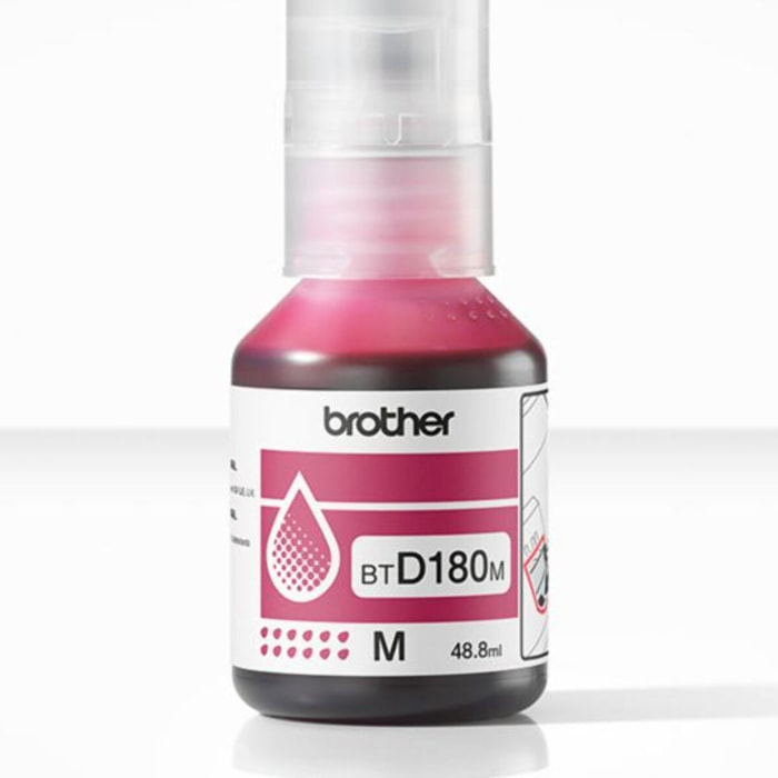 Cartouche d'encre BROTHER Bouteille d'Encre BTD180 Magenta - BTD180M