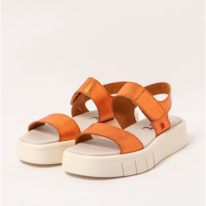 Sandalias 1854F METALIZADO ORANGE/ MALAGA color Orange