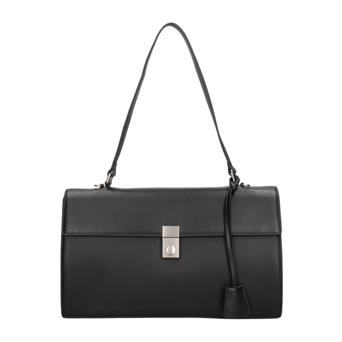 Borsa a spalla da donna Made in Italy - Modello Ereba Ultra - 100% pelle - 34.5 x 21.0 x 10.0 cm