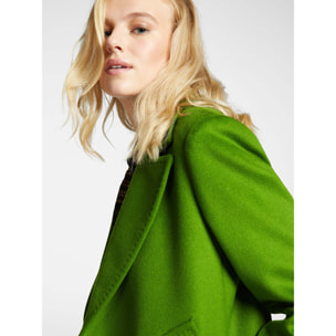 Elena Mirò - Chaquetón gabán en lana de lujo - Verde