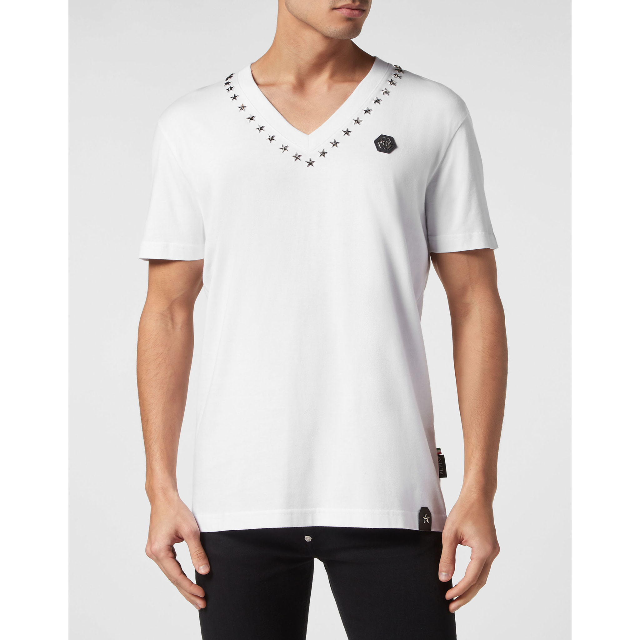 PHILIPP PLEIN Camiseta cuello pico