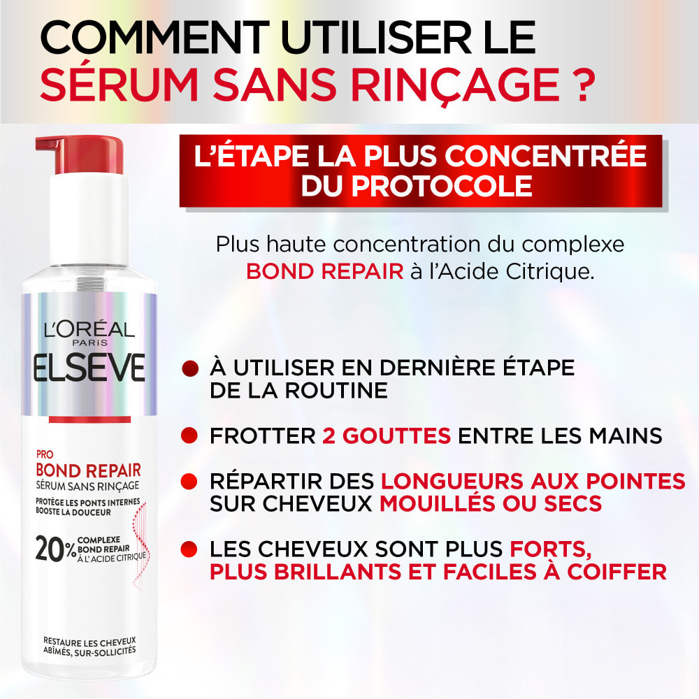 L'Oréal Paris Elseve Pro Bond Repair - La Routine Protectrice des Cheveux Abîmés