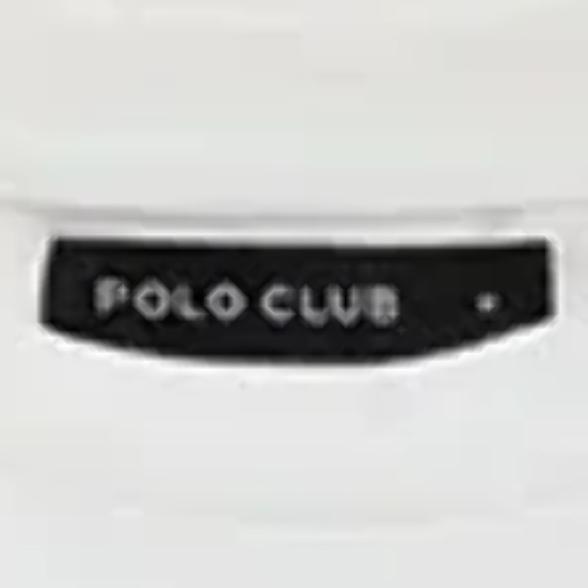 Maglietta bianca dal fit dritto con toppa Polo Club