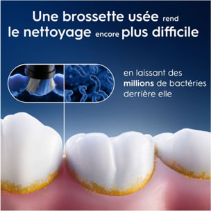Brossette dentaire ORAL-B x6 Ultimate Clean Noir