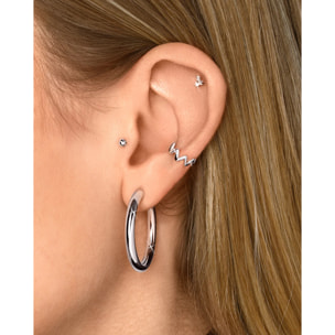 Orecchino Singolo Clover in Argento