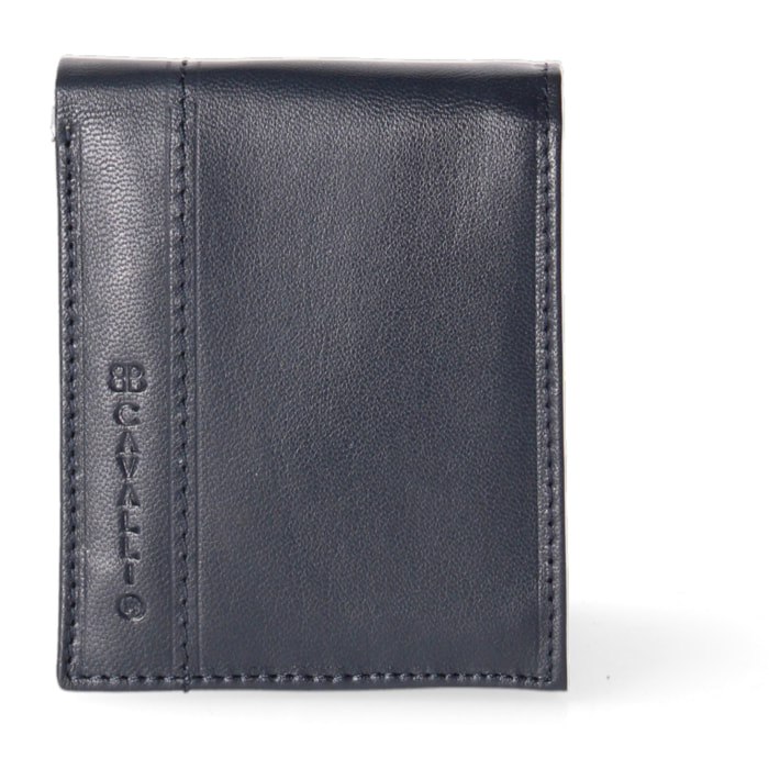 Portafoglio da uomo In Vera pelle Made in Italy 10,5x9x2 cm