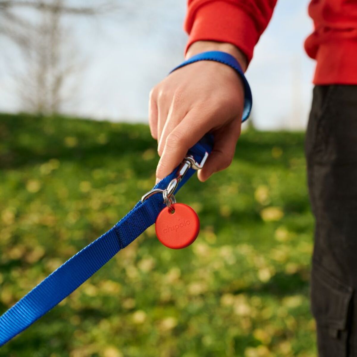 Tracker GPS CHIPOLO POP porte cléfs rouge