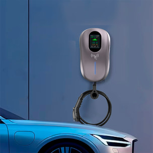 Stazione di ricarica monofase S02. Per auto elettriche CA per la casa. Tipo 2, EV e PHEV, con 32A e 7KW.