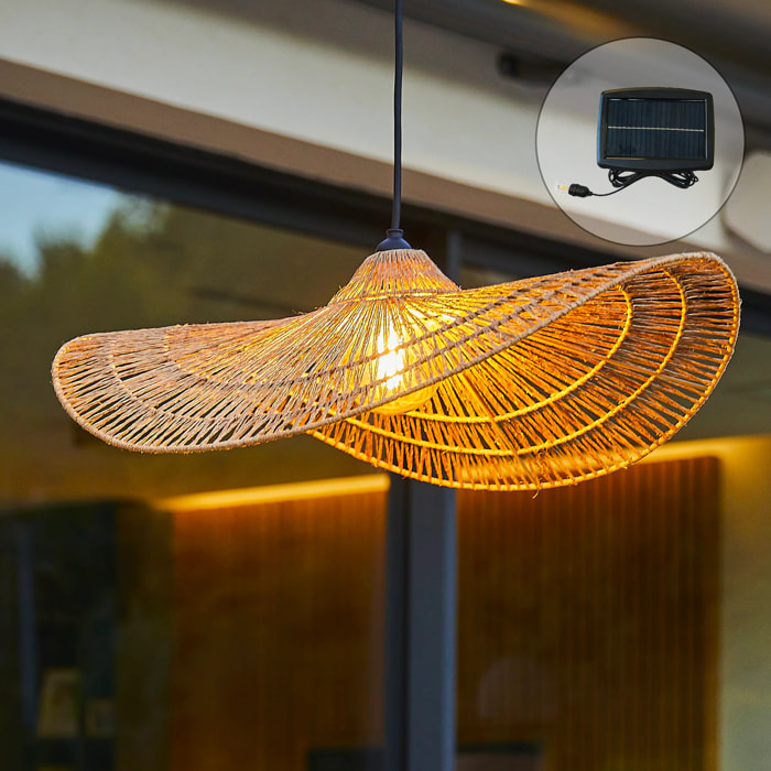 Suspension solaire bohème MARBELLA SOLAR H14cm