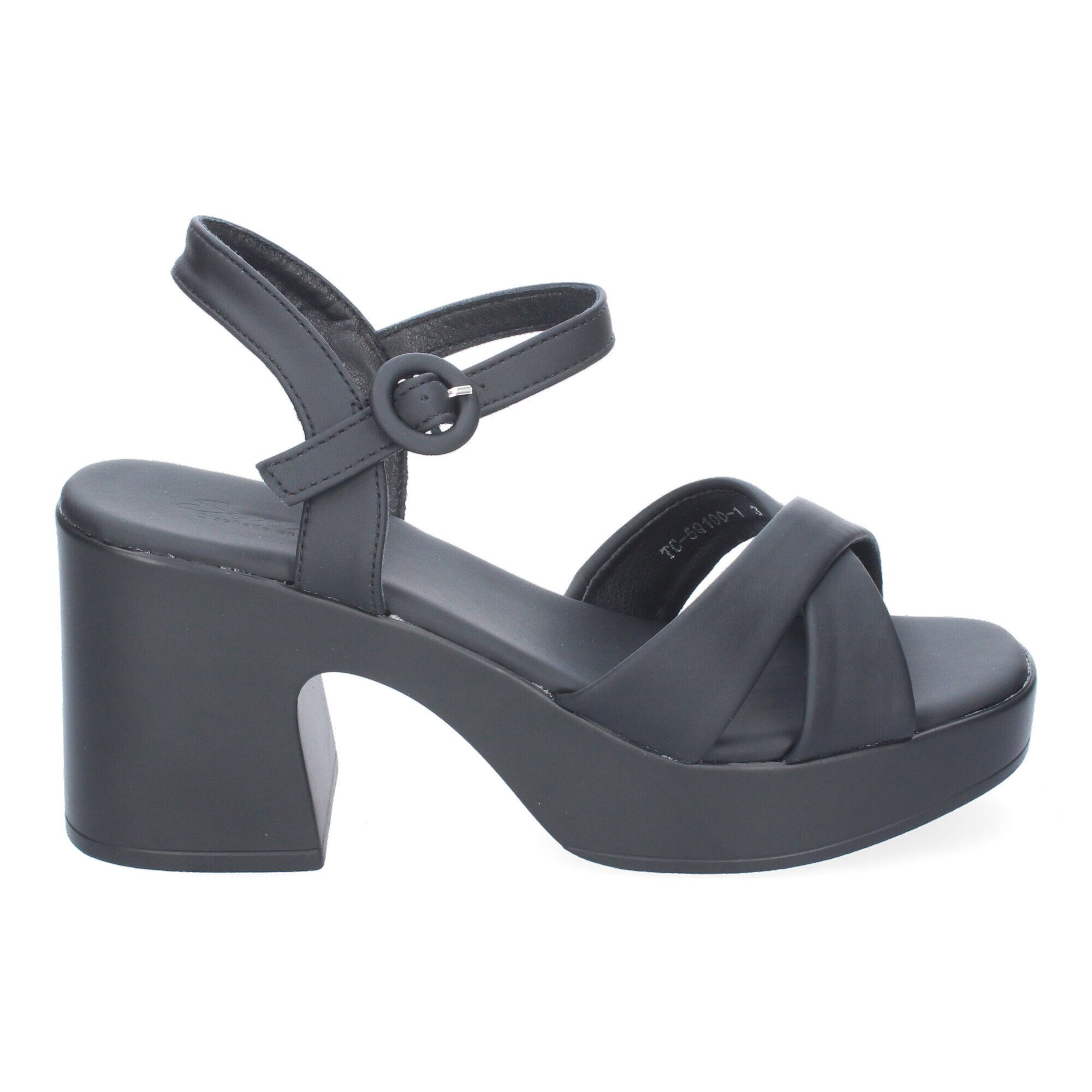 Sandalia de Tacón para Mujer Comodas y Elegantes, Diseño Moderno con Tiras Cruzadas