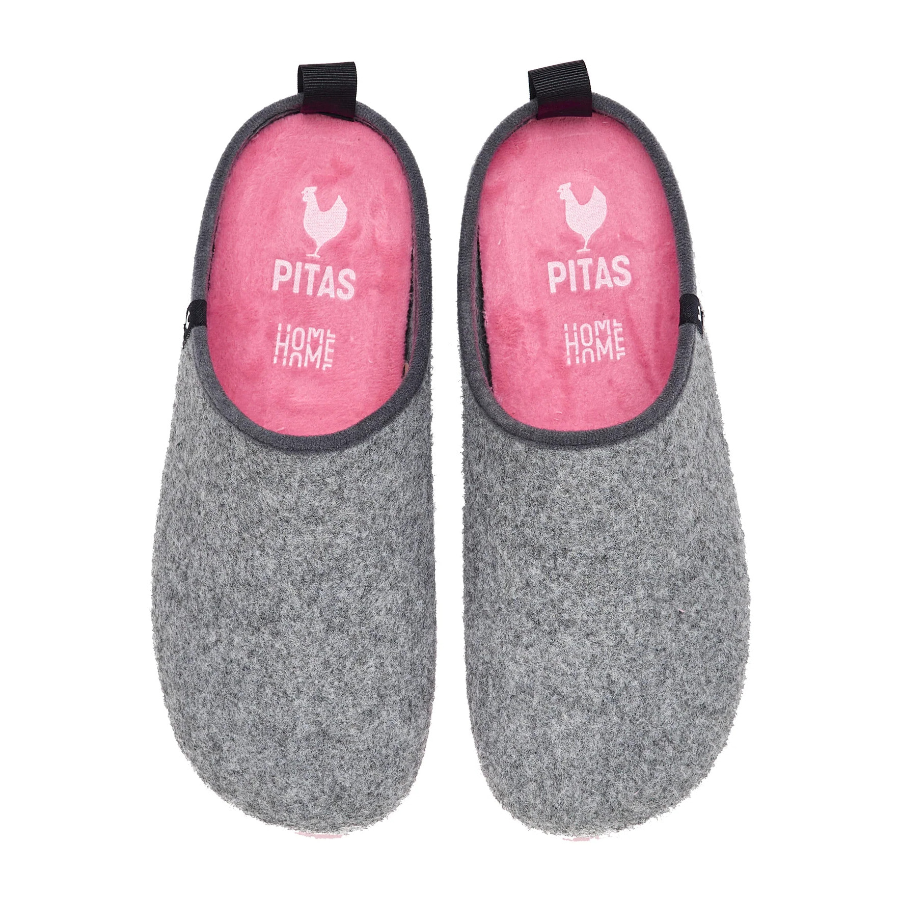 Zapatillas De Casa Lanna Woman Gris & Rosa