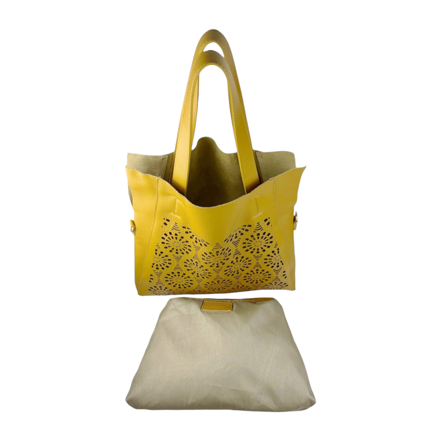 Bolso de Hombro Cheval Firenze Venice Amarillo Mostaza