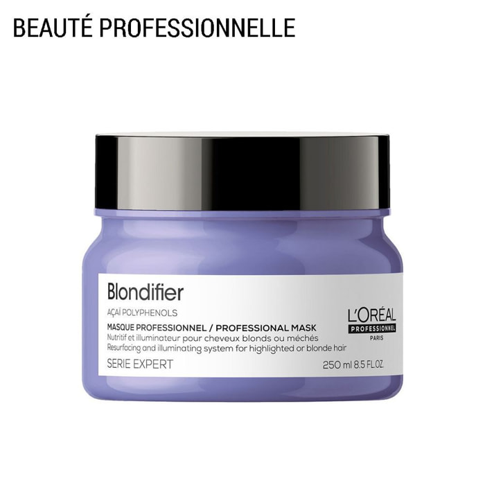 Série Expert Blondifier - Masque illuminateur - cheveux blonds ou méchés 250 ml