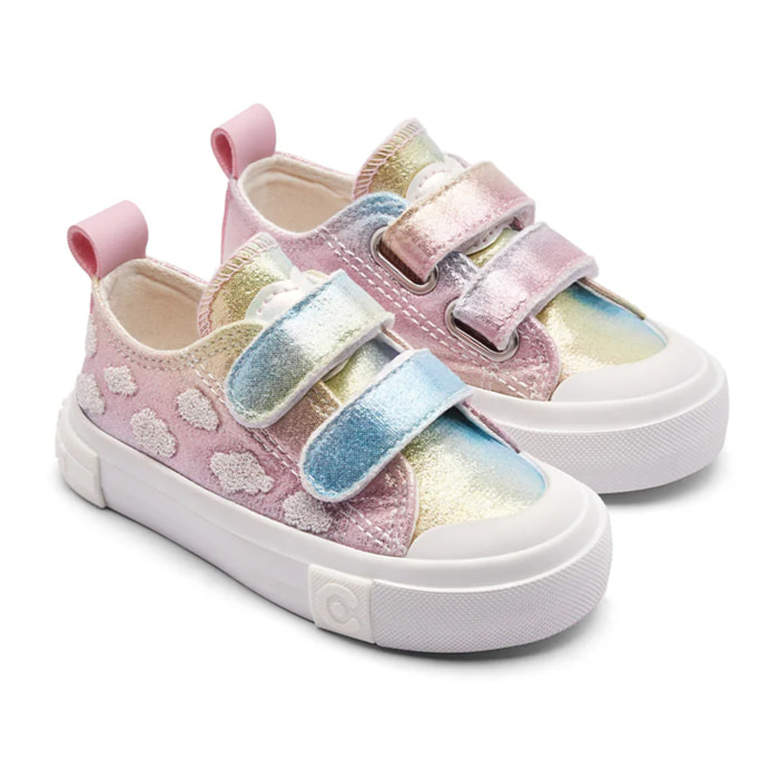 Zapatillas Bajas de Bebés Doble Tira Adherente Multicolor