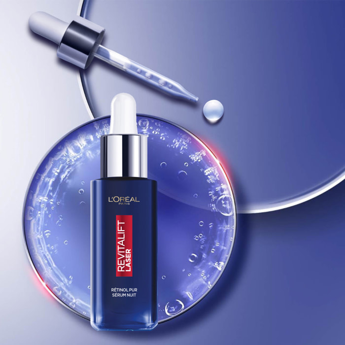 L'Oréal Paris Revitalift Laser Soin Anti-âge SPF25+ 50ml, L'Oréal Paris Revitalift Laser Sérum Nuit Rétinol Pur Rides Profondes