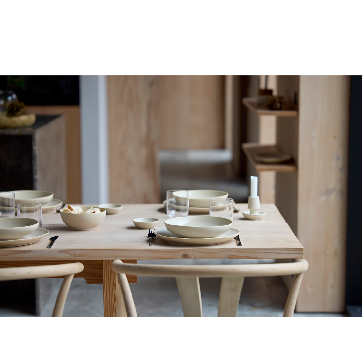 Assiette plate Shoku