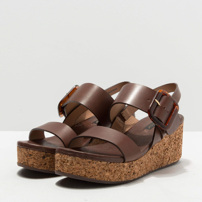 Sandalias S3223 RESTORED SKIN BROWN /ARROBA color Brown