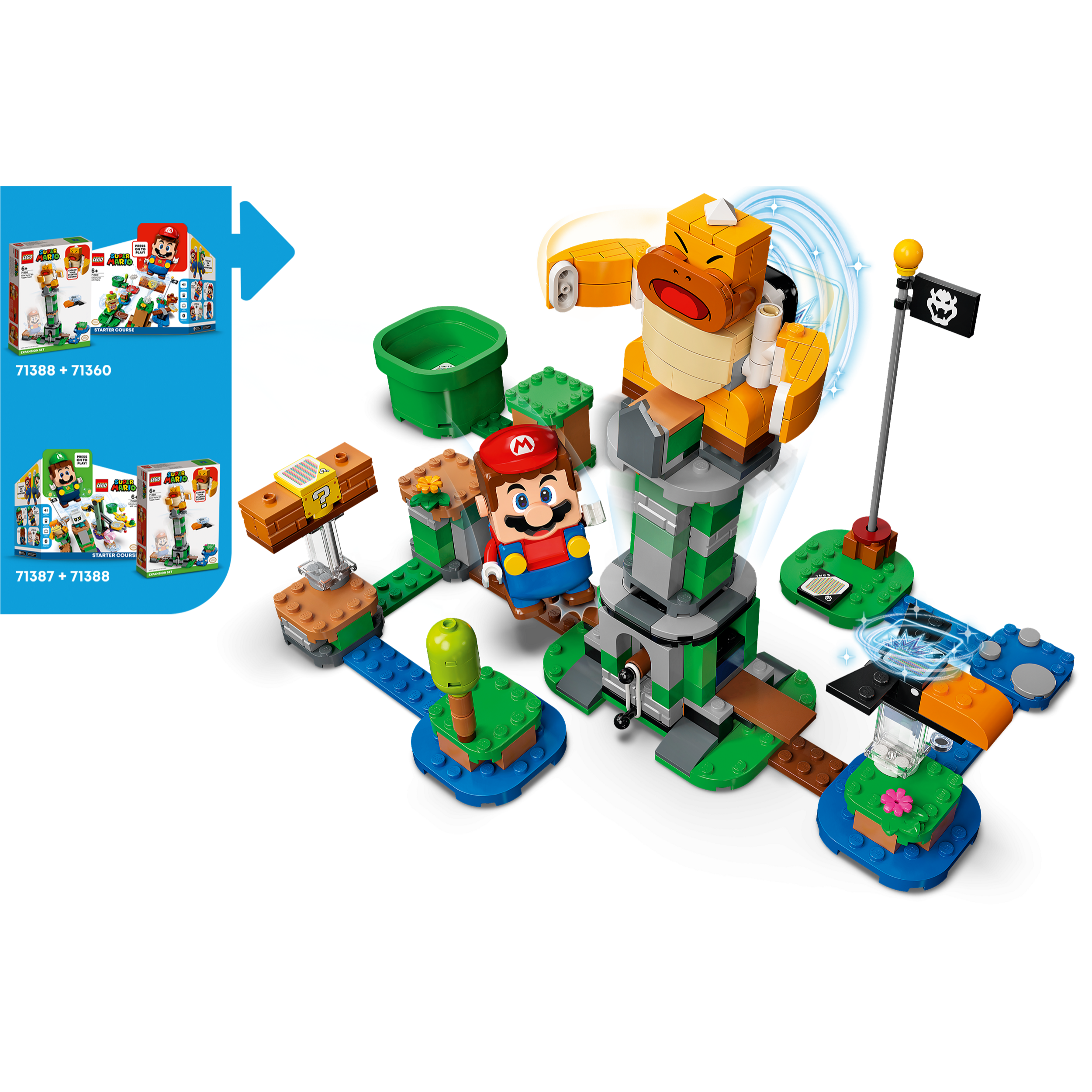 LEGO SUPER MARIO 71388 - TORRE DEL BOSS SUMO BROS - PACK DI ESPANSIONE