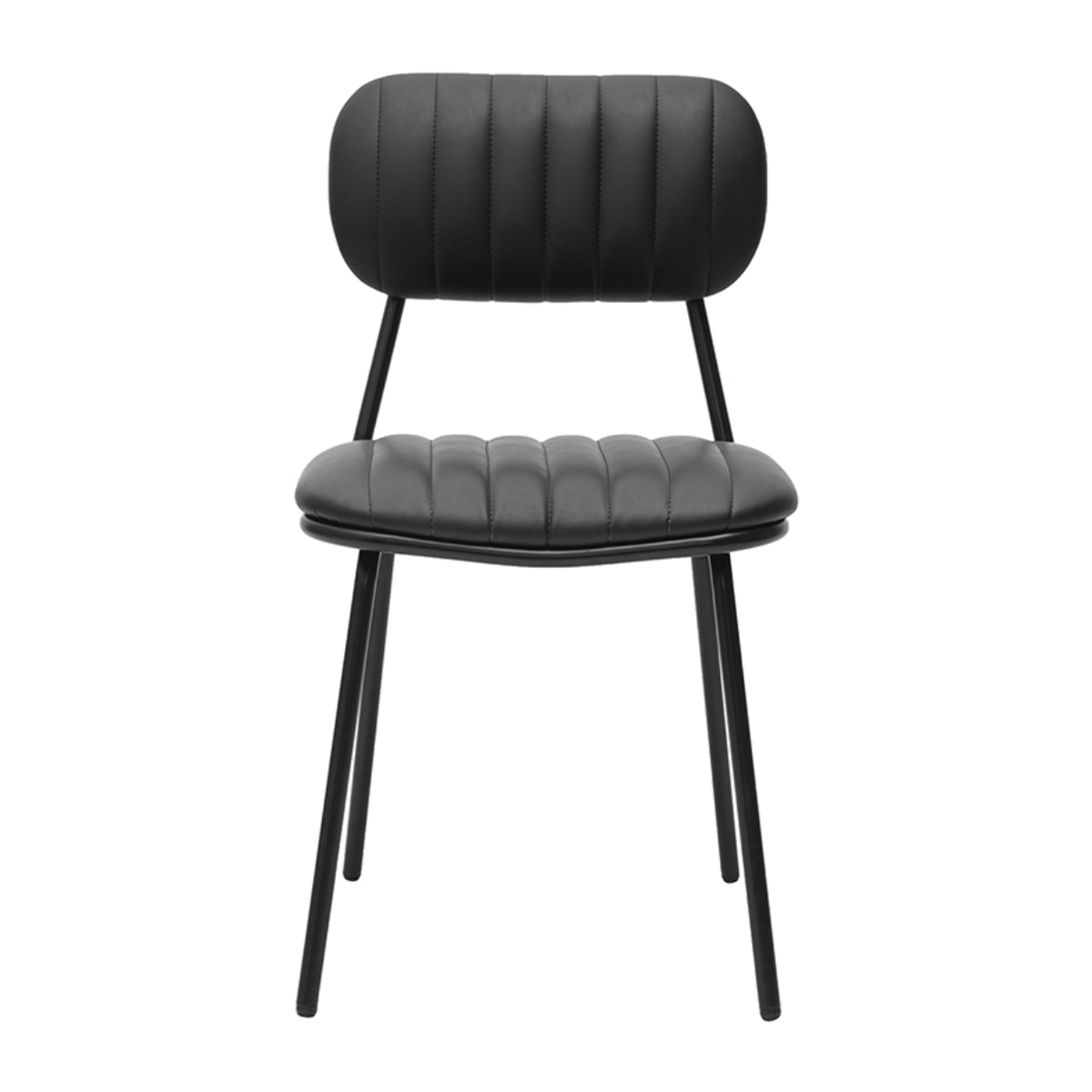 Chaises vintages noires (lot de 2) GALWAY